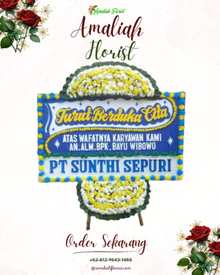 Papan Bunga Duka di Sijantang Koto