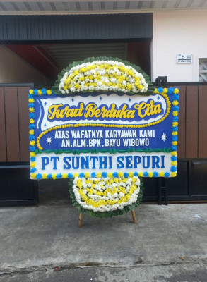 Papan Bunga Duka di Sijantang Koto